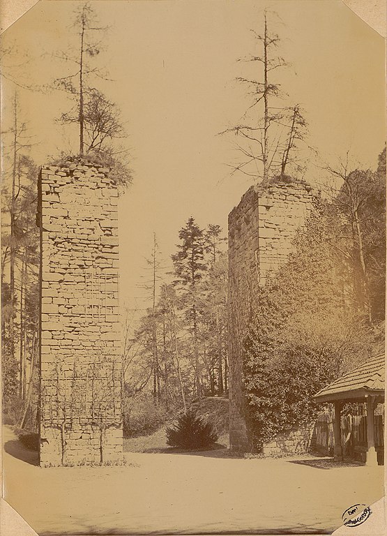 Carte postale ancienne Epinal, Piliers du Château Cp 2639 PsurR à Épinal