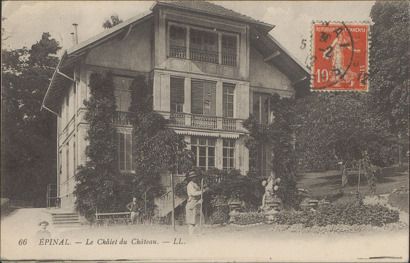 Carte postale ancienne Epinal, Le Châlet du Château Cp 0174 PsurR à Épinal