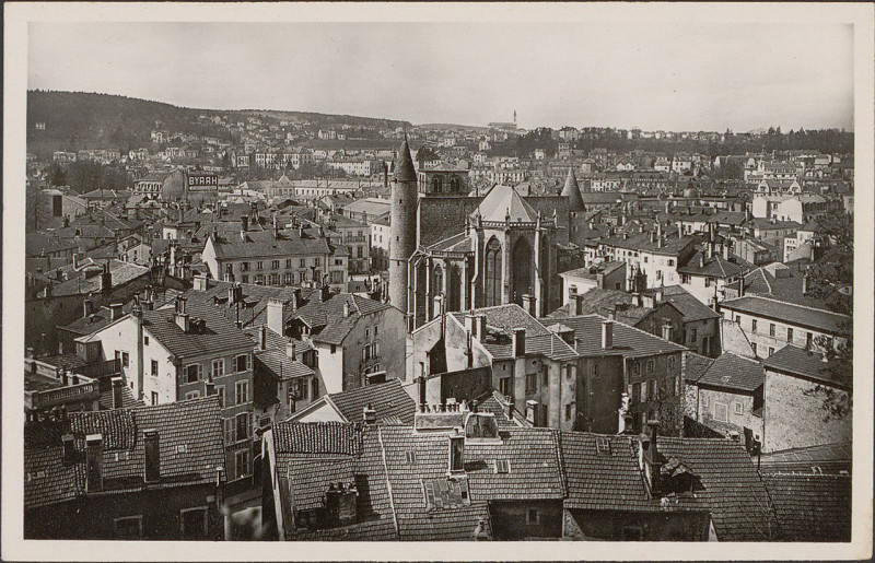 Carte postale ancienne Epinal, Vue générale Cp 1292 PsurR à Épinal