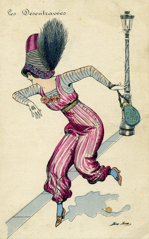 Carte postale ancienne Xavier Sager Les Désentravées