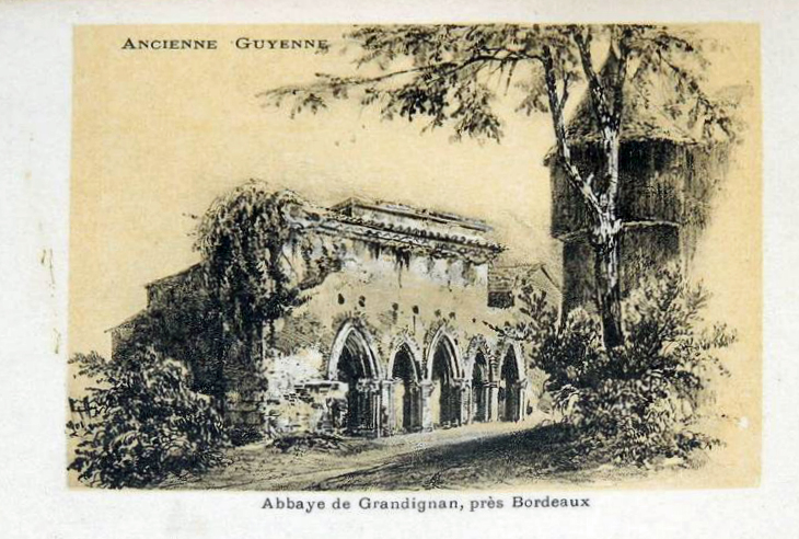 Carte postale ancienne Ancienne Guyenne - Gradignan Prioré de Cajac à Bordeaux