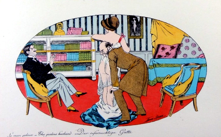 Carte postale ancienne Xavier Sager Les docteurs 03