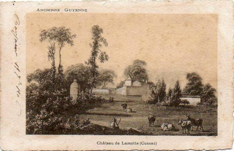 Carte postale ancienne Ancienne Guyenne - Château de Lamothe (Cussac) à Bordeaux