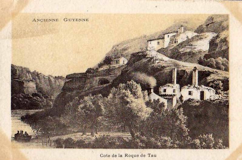Carte postale ancienne Ancienne Guyenne - Côte de la Roque de Tau à Bordeaux