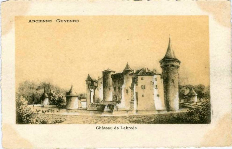 Carte postale ancienne Ancienne Guyenne - Château de La Brede à Bordeaux