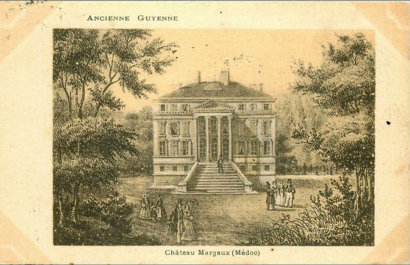 Carte postale ancienne Ancienne Guyenne - Château Margaux (Médoc) à Bordeaux