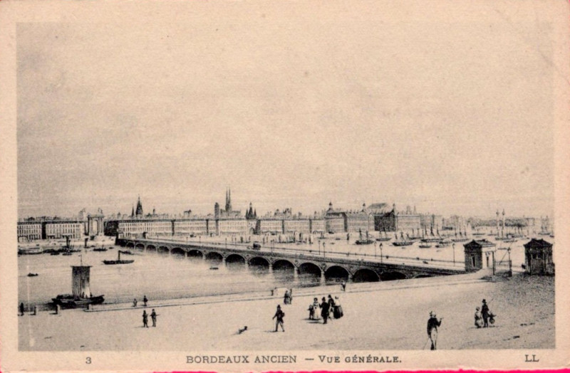 Carte postale ancienne Bordeaux ancienne (Ll) 3 à Bordeaux