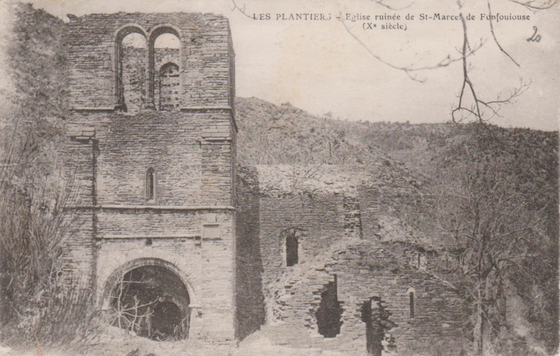Carte postale ancienne Cpa Eglise Saint-Marcel de Fontfouillouse
