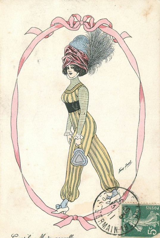 Carte postale ancienne Xavier Sager C'est la Mode nouvelle 2