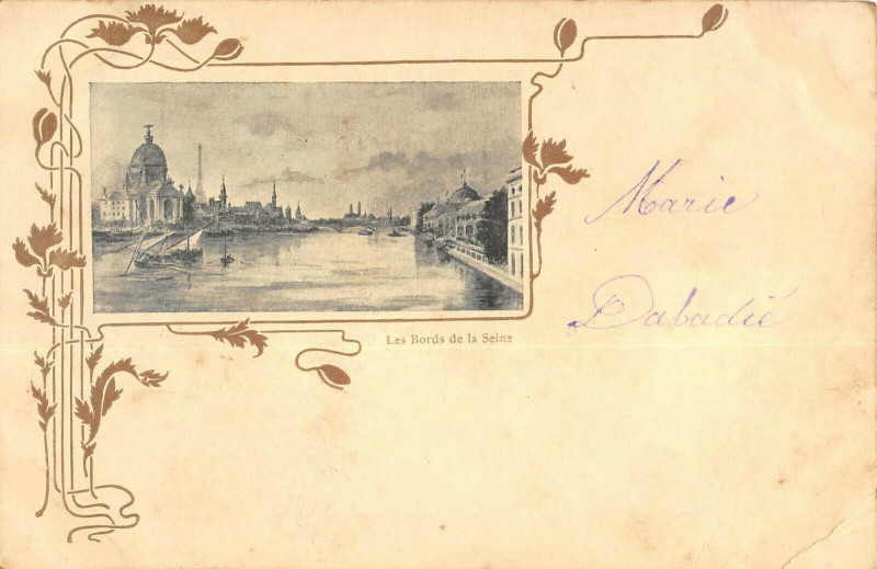 Carte postale ancienne Paris Les Bords De La Seine à Paris