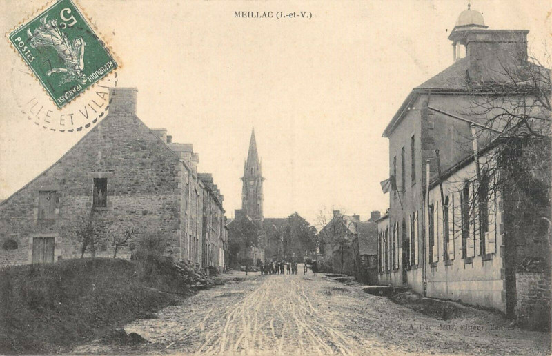 Carte postale ancienne Meillac à Meillac