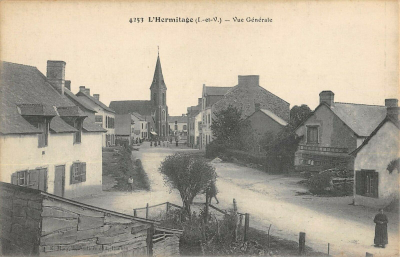 Carte postale ancienne L'Hermitage Vue Generale à L'Hermitage