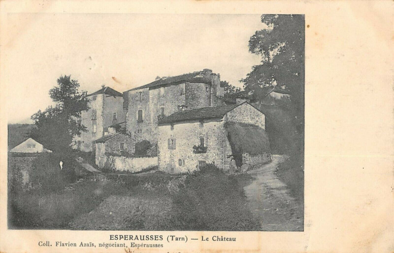 Carte postale ancienne Esperausses Le Chateau à Espérausses