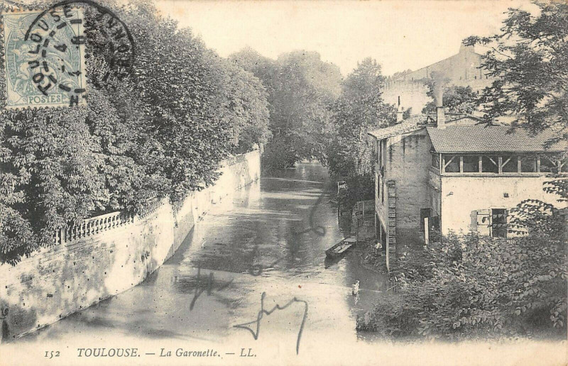 Carte postale ancienne Toulouse La Garonnette à Toulouse