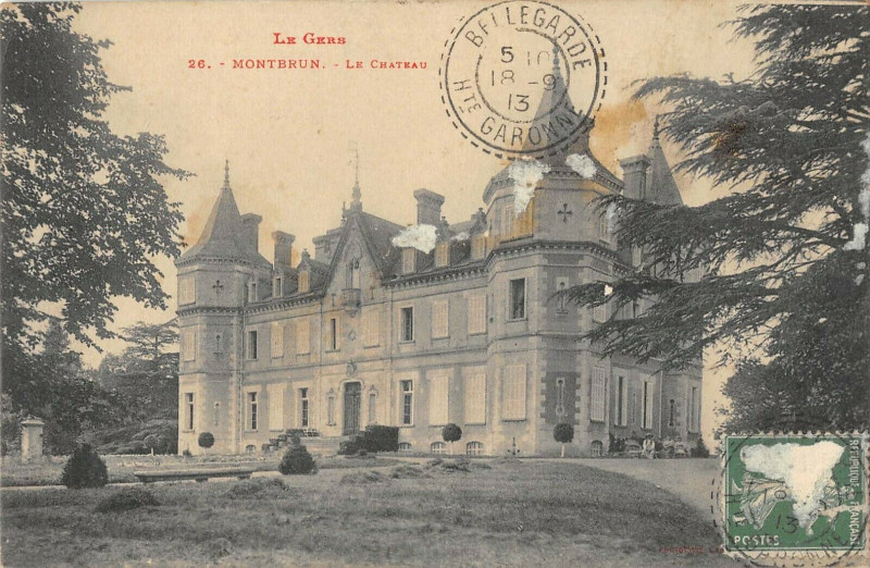 Carte postale ancienne Montbrun Chateau