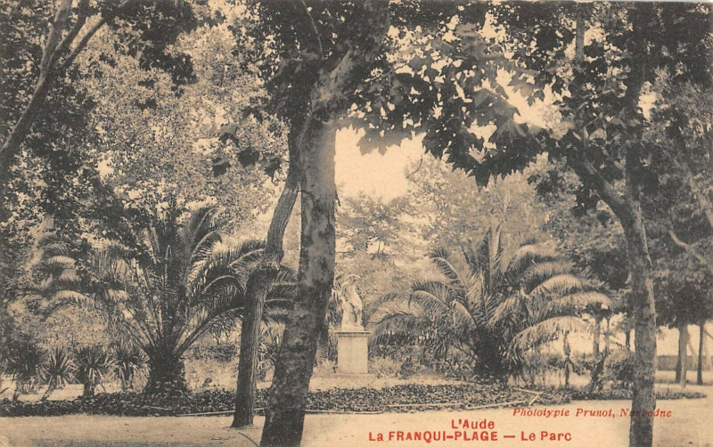 Carte postale ancienne La Franqui Plage Le Parc