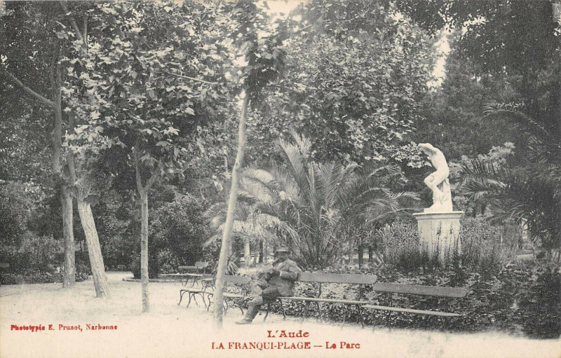 Carte postale ancienne La Franqui Plage Le Parc