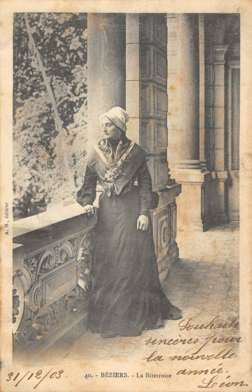 Carte postale ancienne Beziers La Bitteroise à Béziers