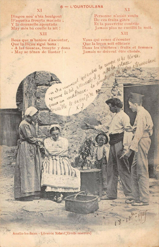 Carte postale ancienne Catalans L'Ourtoulana à Ur