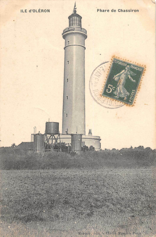 Carte postale ancienne Ile D'Oleron Phare De Chassiron (cliché rare