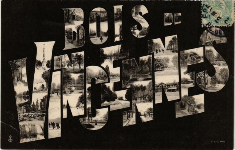 Carte postale ancienne Paris 12e Bois de Vincennes à Paris 12e