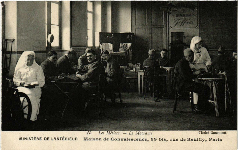 Carte postale ancienne Paris 12e Maison de Convalescence 99 rue de Reuilly. 15 à Paris 12e