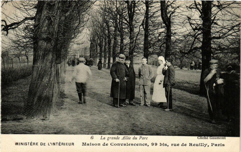 Carte postale ancienne Paris 12e Maison de Convalescence 99 rue de Reuilly. 6 à Paris 12e