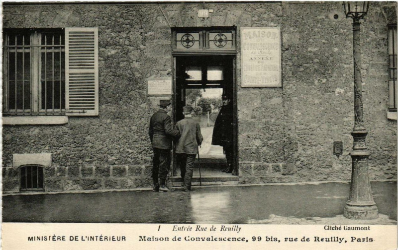 Carte postale ancienne Paris 12e Maison de Convalescence 99 rue de Reuilly. 1 à Paris 12e