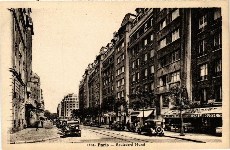 Carte postale ancienne Boulevard Murat à Paris 16e