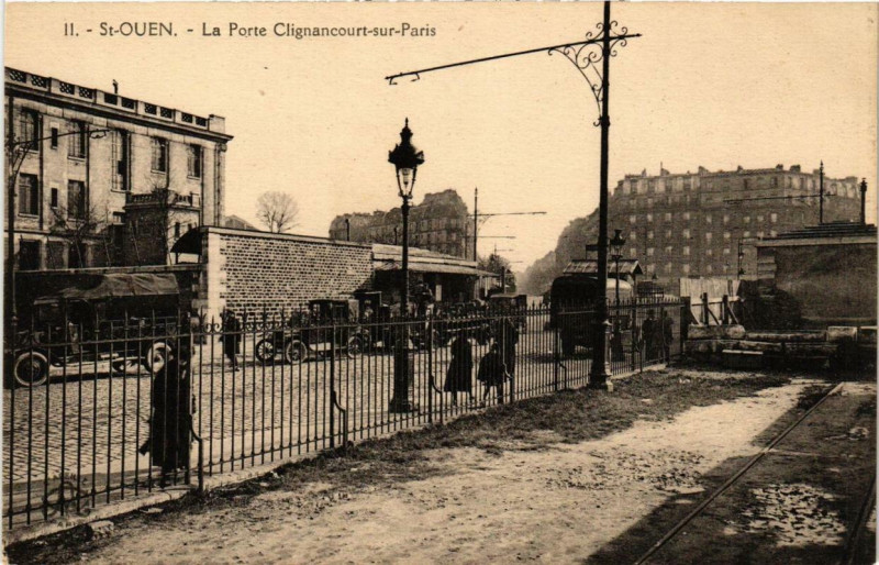 Carte postale ancienne La Porte Clignancourt-sur-Paris à Paris 18e