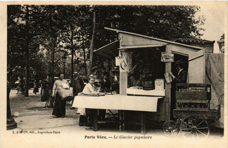 Carte postale ancienne Paris Vécu. Le Gracier Populaire à Paris