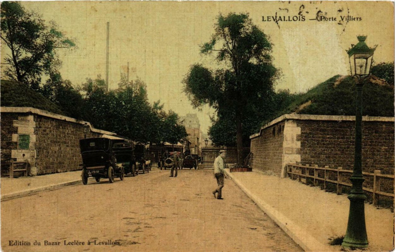 Carte postale ancienne Porte Villiers à Paris 17e