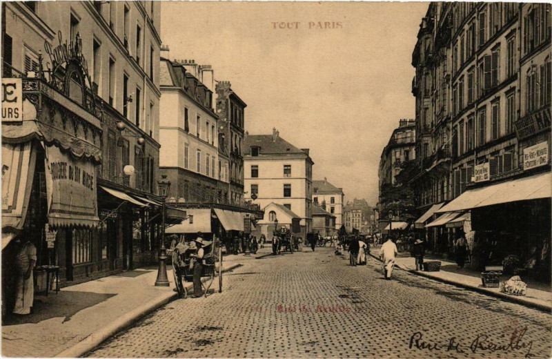 Carte postale ancienne Tout Paris 12e Rue de Reuilly F. Fleury à Paris 12e