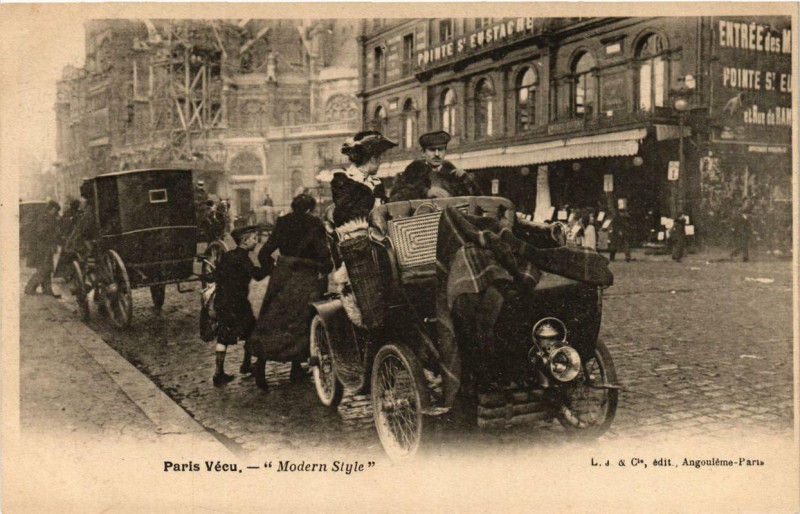 Carte postale ancienne Paris Vécu. Modern Style à Paris