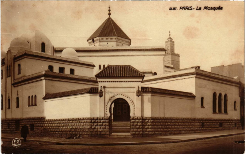 Carte postale ancienne Paris (5e) L Mosquée à Paris 5e