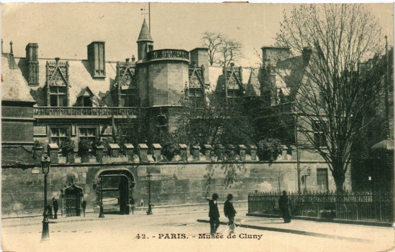 Carte postale ancienne Paris (5e) Musée de Cluny à Paris 5e