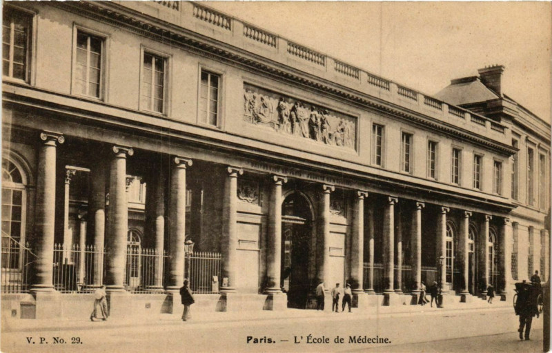Carte postale ancienne Paris 5e Ecole de Medecine ed. V.P. Paris à Paris 5e