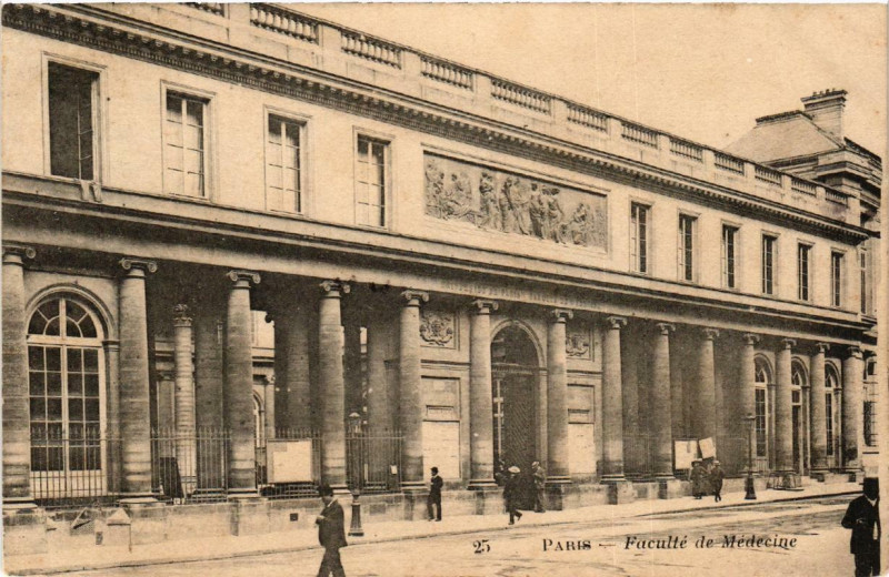 Carte postale ancienne Paris (5e) Faculte de Medicine à Paris 5e