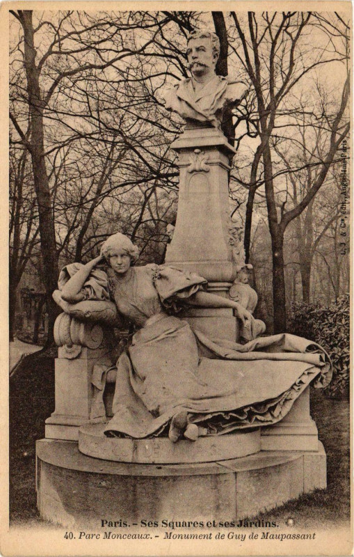 Carte postale ancienne Paris Ses Squares et ses Jardins. 40. Parc Monceau à Paris