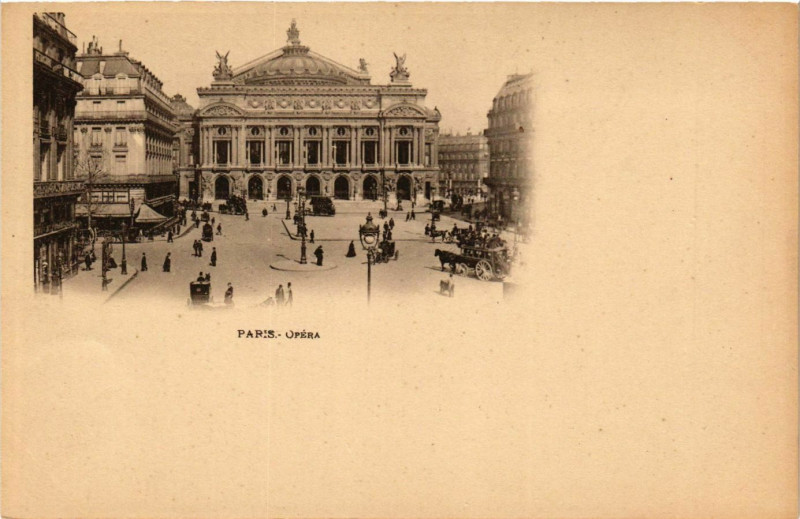 Carte postale ancienne Paris 9e Opera à Paris 9e