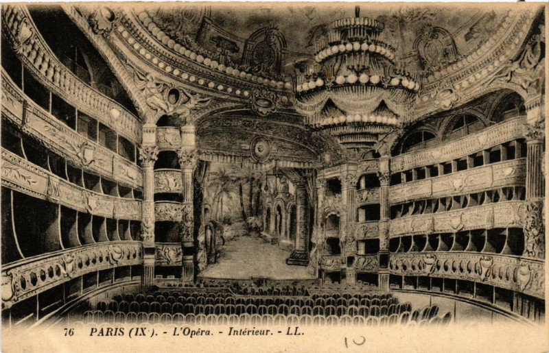 Carte postale ancienne Paris (9e) L'Opera. Intérieur à Paris 9e