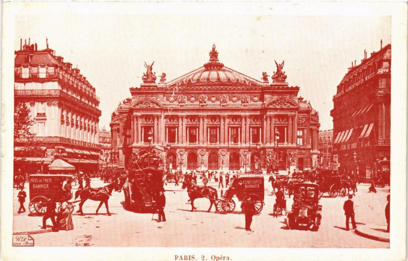 Carte postale ancienne Paris (9e) Opera à Paris 9e