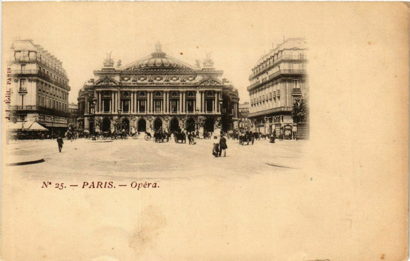 Carte postale ancienne Paris 9e Opera à Paris 9e