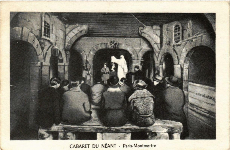 Carte postale ancienne Cabaret du Néant à Paris 18e