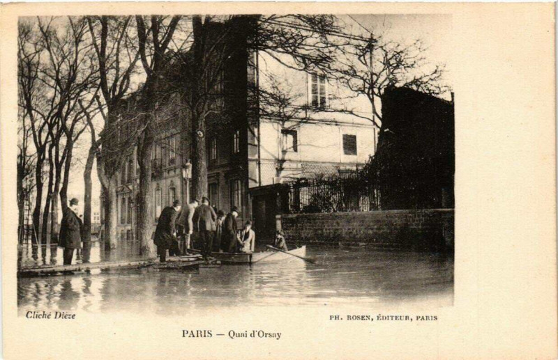 Carte postale ancienne Paris Quai d'Orsay à Paris