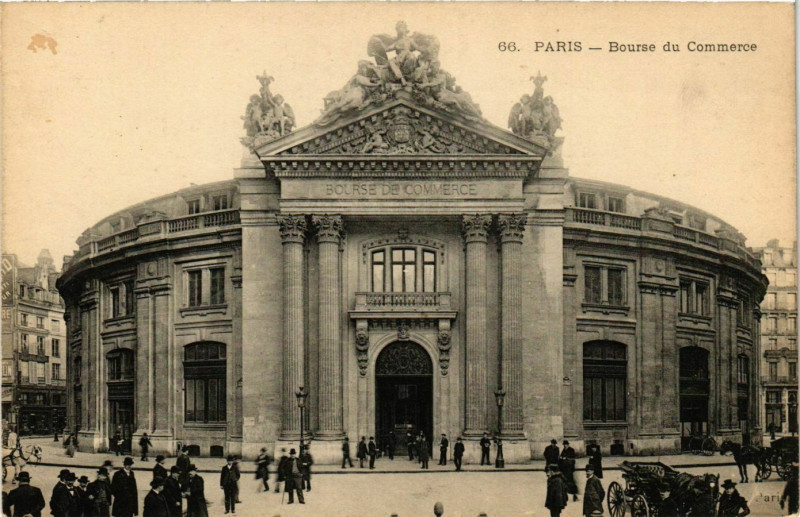 Carte postale ancienne Bourse du Commerce à Paris 1er