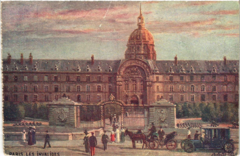 Carte postale ancienne Paris (7e) Les Invalides à Paris 7e