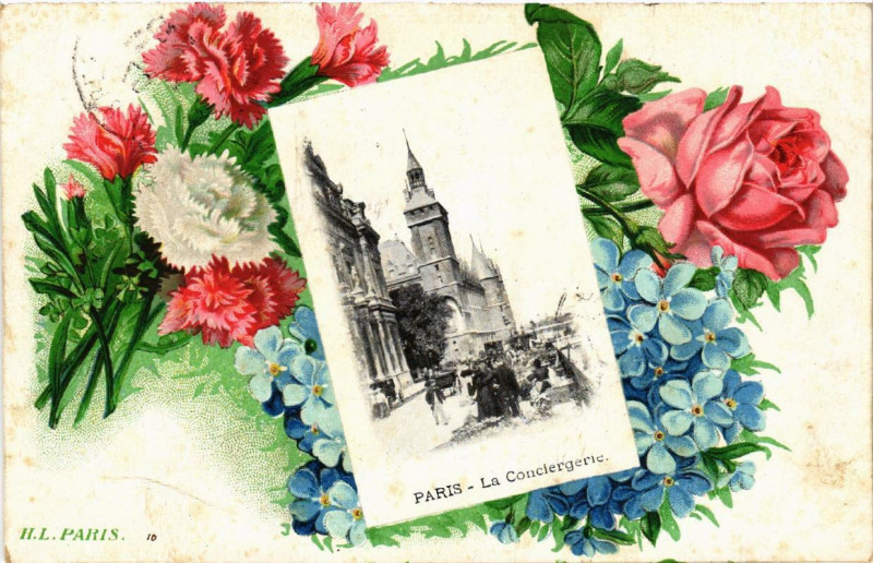 Carte postale ancienne Paris (1e) La Conciergerie à Paris 1er