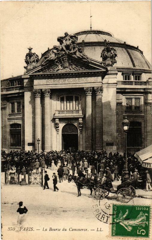 Carte postale ancienne Paris (1e) La Bourse du Commerce à Paris 1er