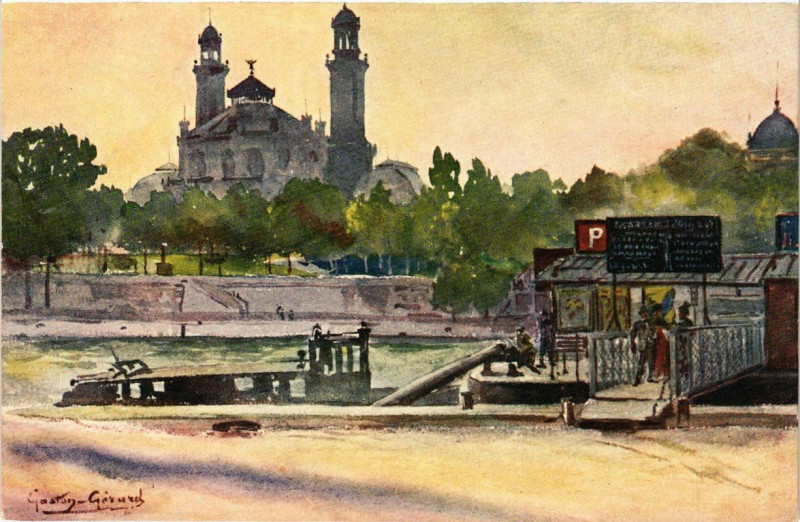 Carte postale ancienne Le Trocadéro à Paris 7e